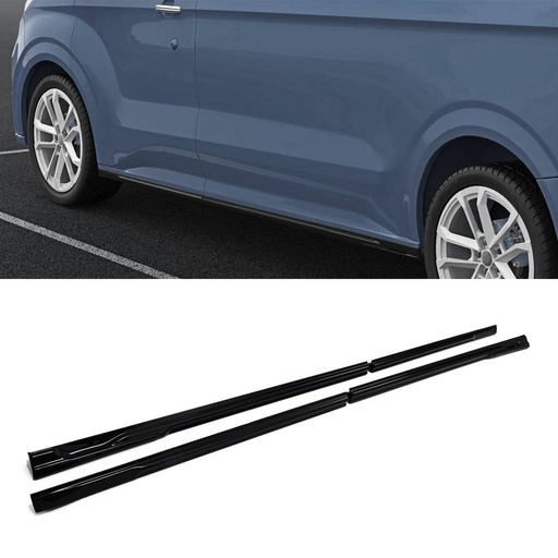 Side Skirts Gloss Black – Volkswagen Transporter T7 LWB 2025+