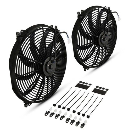 16″ Universal Curved Blade Fans Kit