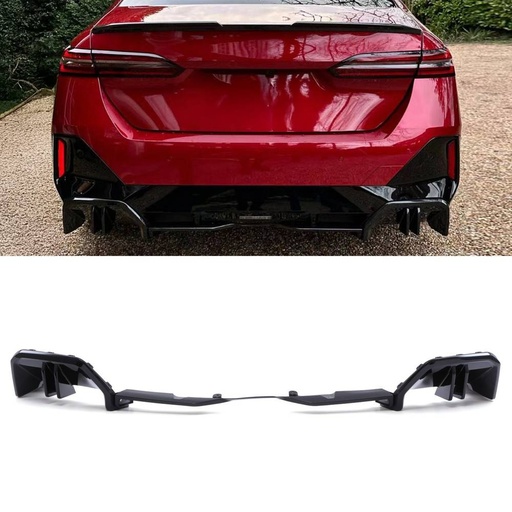 M Performance Style Rear Diffuser Gloss Black – BMW 5 Series G60 2023+