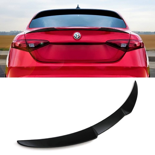 Rear Spoiler Lip Gloss Black – Alfa Romeo Giulia 2015+