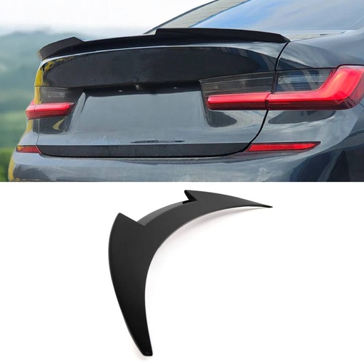 M4 Style Rear Spoiler Lip Gloss Black – BMW 3 Series G20 2019+