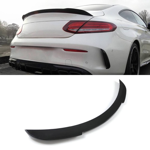 FD Style Gloss Black Rear Spoiler Lip – Mercedes Benz C Class Coupe C205 14-18