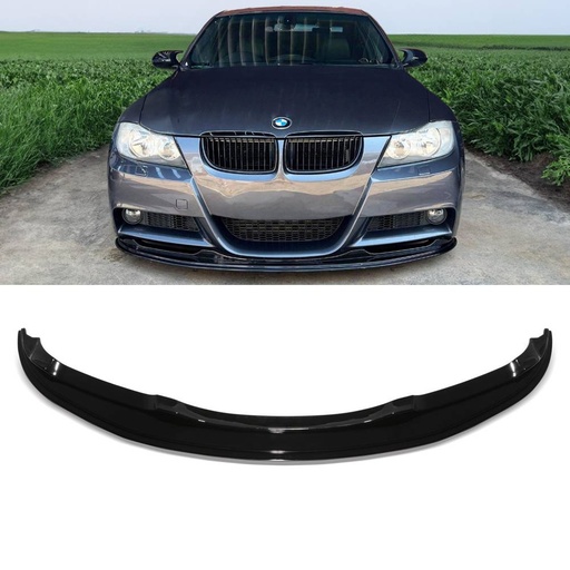 Gloss Black Front Lip Splitter – BMW 3 Series E90 E91 Pre LCI 05-08