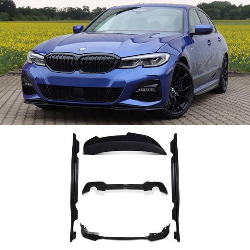 Aero Body Kit Gloss Black – BMW 3 Series G21 Pre LCI 2019-2022